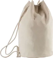 Geantă Kimood Cotton Sailor-style With Drawstring personalizată, natural, în context