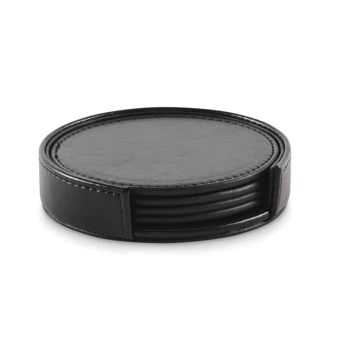 Set 4 suporturi de pahare PU personalizat