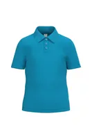 Tricou polo copii iDeal Basic Pique personalizat, albastru