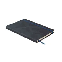 Notebook A5 PU fumuriu personalizat, albastru