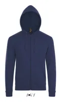 Hanorac unisex SOL'S Stone Zip personalizat, albastru