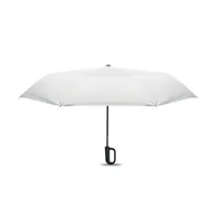 Umbrelă 21" anti vânt personalizată, alb