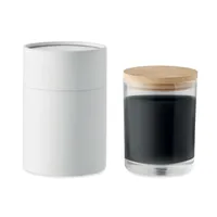 Lumânare cu parfum de vanilie personalizat, negru