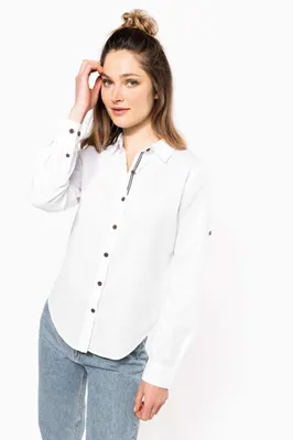 Cămașă damă Kariban Linen And Cotton