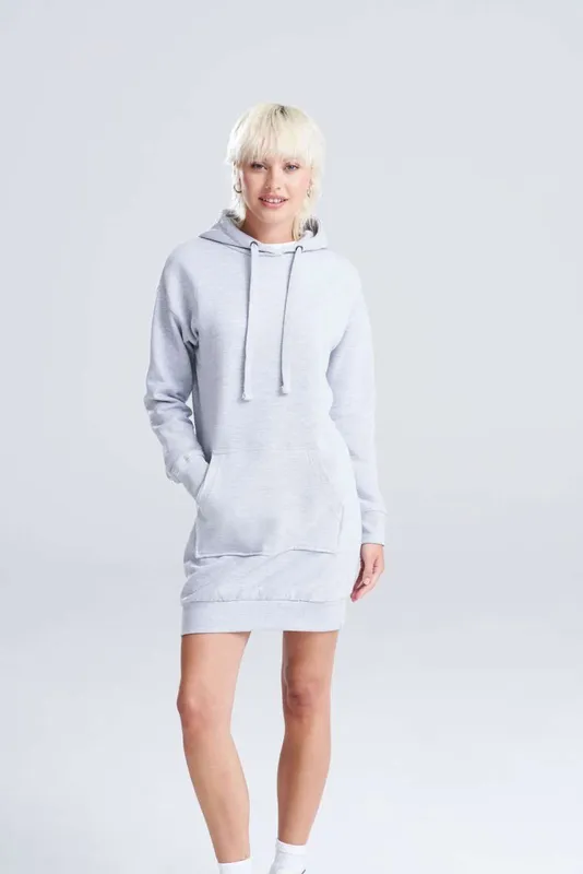 Hanorac damă Just Hoods Dress personalizat, pe model