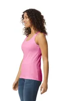 Tricou damă Gildan Softstyle™ Tank Top personalizat, pe model