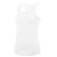 Vestă damă Just Cool Cool Vest personalizată, alb
