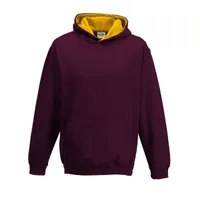 Hanorac copii Just Hoods Varsity personalizat, roșu
