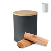 Lumânare ceară vegetală 280gr personalizat, negru
