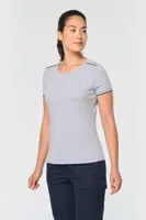 Tricou damă Designed To Work Short-sleeved Daytoday personalizat, pe model
