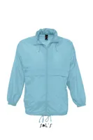 Jachetă unisex SOL'S Surf Water Repellent Windbreaker personalizată, albastru