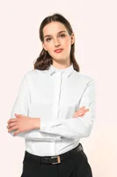 Cămașă damă Kariban Premium Twill personalizată, pe model