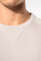 Bluză bărbați Kariban Organic Cotton Crew Neck Raglan Sleeve personalizată, pe model