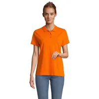 Tricou polo damă Sol's Pulse personalizat, orange