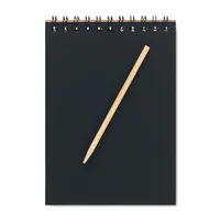 Caiet de hârtie razuibil personalizat, vedere spate