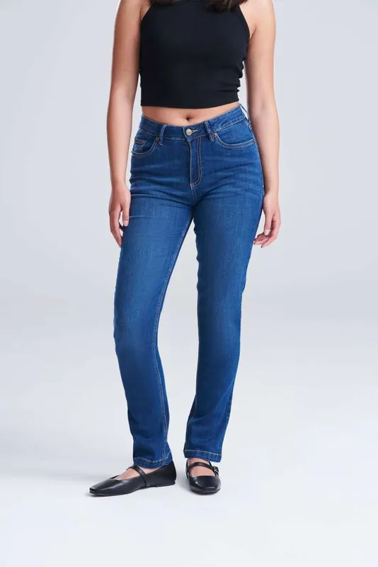 Pantaloni damă So Denim Katy Straight Jeans