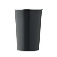 Cană din oțel inoxidabil recicl personalizată, vedere lateral