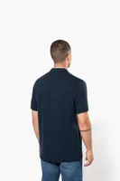 Tricou polo bărbați Kariban Short Sleeve With Mandarin Collar personalizat, pe model