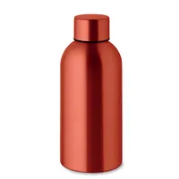 Sticlă cu perete simplu 500 ml personalizată, roșu