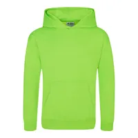 Hanorac copii Just Hoods Electric personalizat, verde