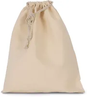 Geantă Kimood Cotton With Drawcord Closure Large Size personalizată, natural, în context