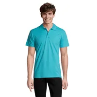 Polo SPRING II MEN 210g personalizat, atoll blue
