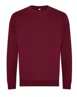 Bluză unisex Just Hoods Organic Sweat personalizată, roșu