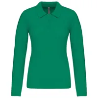 Tricou polo damă Kariban Piqué personalizat, verde