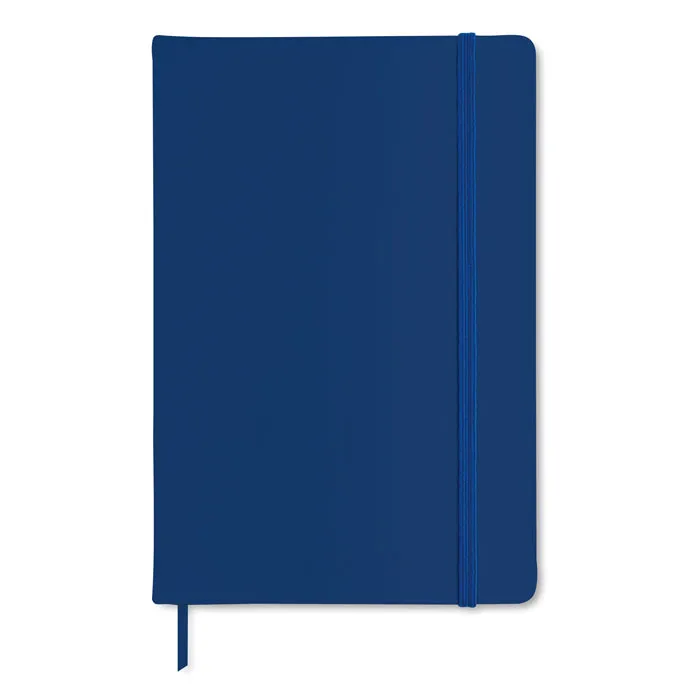 Carnet A5 liniat personalizat, albastru