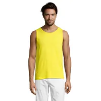 JUSTIN MEN TANK TOP 150g   -WH-3XL personalizat, lemon