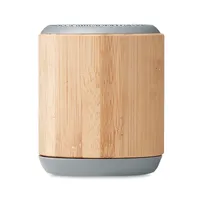 Boxă wireless din bambus 5.3 personalizată, vedere lateral