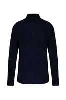 Cămașă bărbați Kariban Cotton Poplin personalizată, albastru