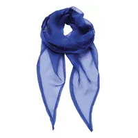 Fular Premier Colours Collection Plain Chiffon Scarf personalizat, albastru