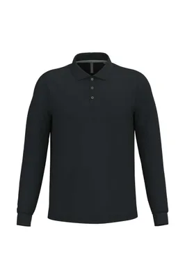 Tricou polo bărbați Kariban personalizat, negru