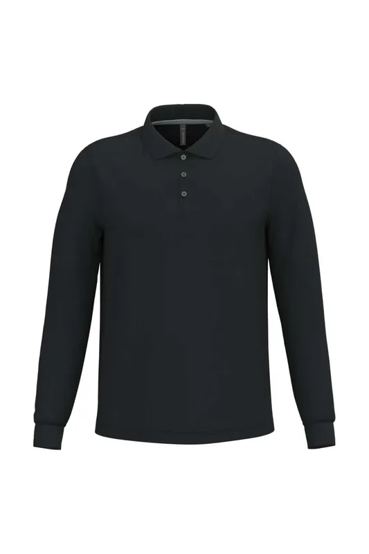 Tricou polo bărbați Kariban personalizat, negru