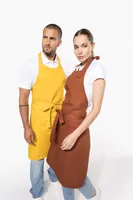 Șorț Kariban Cotton Without Pocket personalizat, pe model