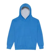 Hanorac copii Just Hoods Varsity personalizat, albastru