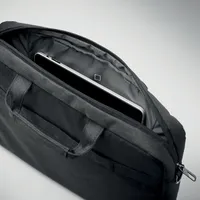 Geantă pentru laptop 600D RPET personalizată, vedere detaliu