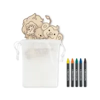 Set figurine din lemn personalizat, vedere detaliu