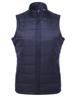 Vestă damă Premier Recyclight Padded Gilet personalizată, albastru