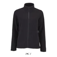 Jachetă polar damă SOL'S Norman Plain Fleece personalizată, negru