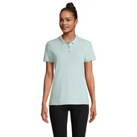 PLANET WOMEN Polo 170g personalizat, arctic blue