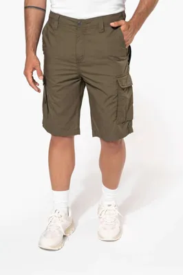 Pantaloni scurți bărbați Kariban Lightweight Multipocket Bermuda Shorts personalizați