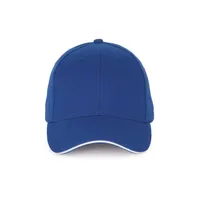 Șapcă K-UP With Contrasting Sandwich Peak 6 Panels personalizată, albastru