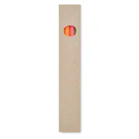 4 creioane tip marker în cutie personalizat, vedere lateral