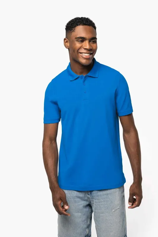 Tricou polo bărbați Kariban Short Sleeve Piqué personalizat, pe model