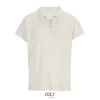Tricou polo damă Sol's Pulse personalizat, off-white