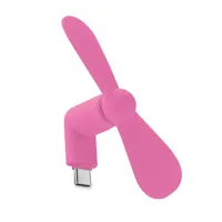 Ventilator USB portabil personalizat, fucsia