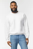 Bluză unisex Gildan Dryblend® Adult Crewneck personalizată, pe model