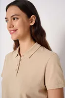 Tricou polo damă iDeal Basic Pique personalizat, pe model